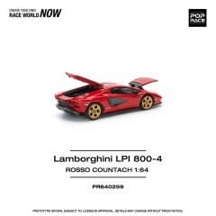 Pop Race 1/64 - Lamborghini Countach LPI 800-4 Kırmızı - PR64-0259