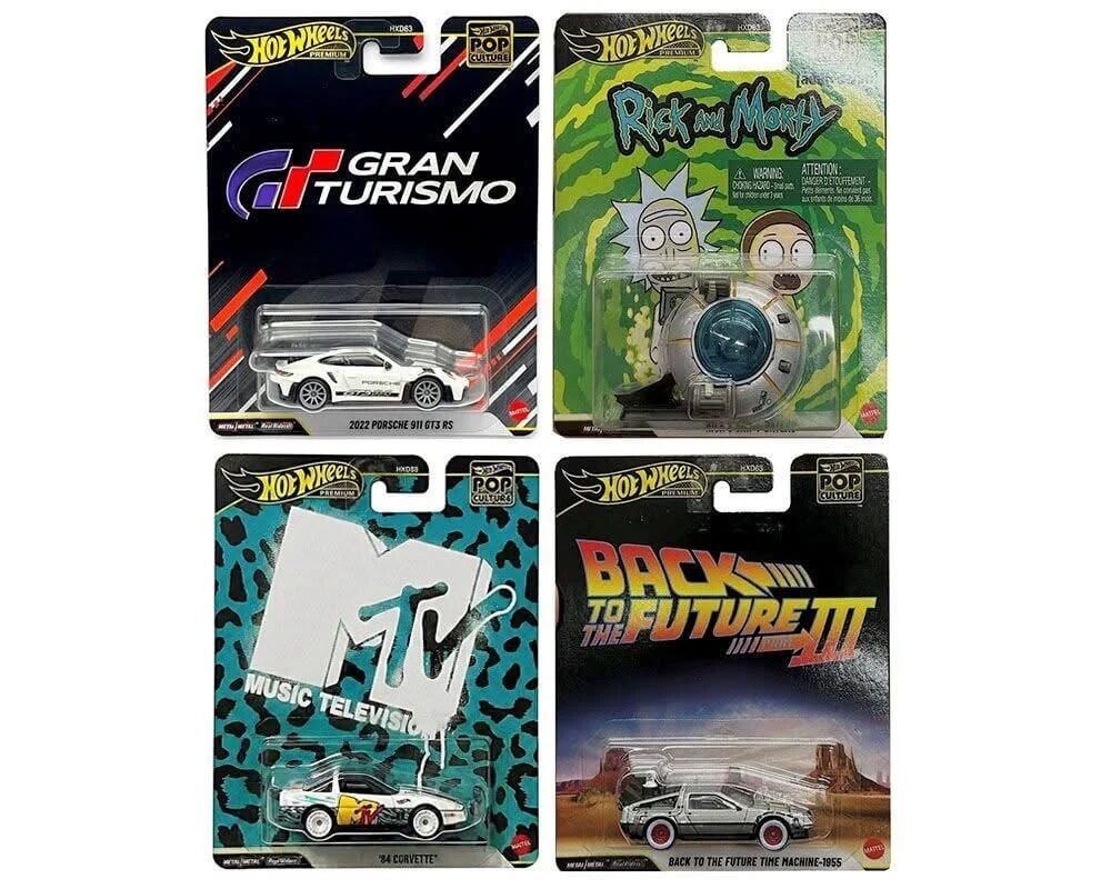 Hot Wheels Premium - Pop Culture Set 4 - HXD63-979P