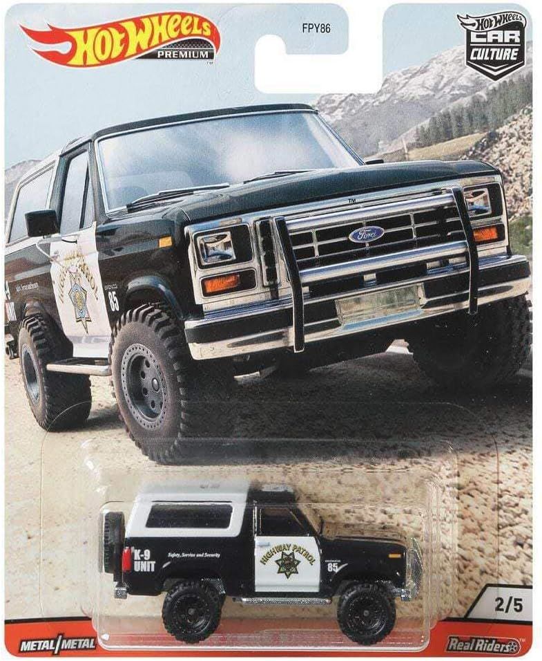 Hot Wheels Premium Wild Terrain ' 85 Ford Bronco