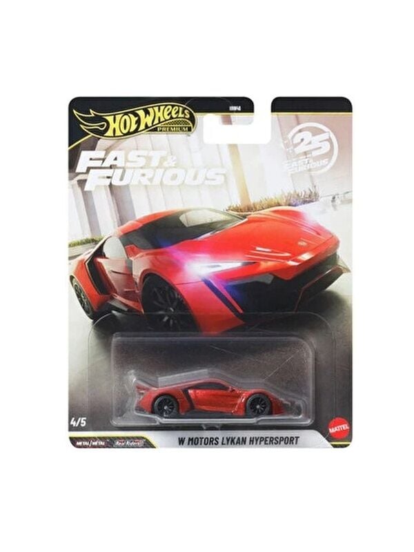 Hot Wheels Premium - 25. Yıl F&F - W Motors Lykan Hypersport