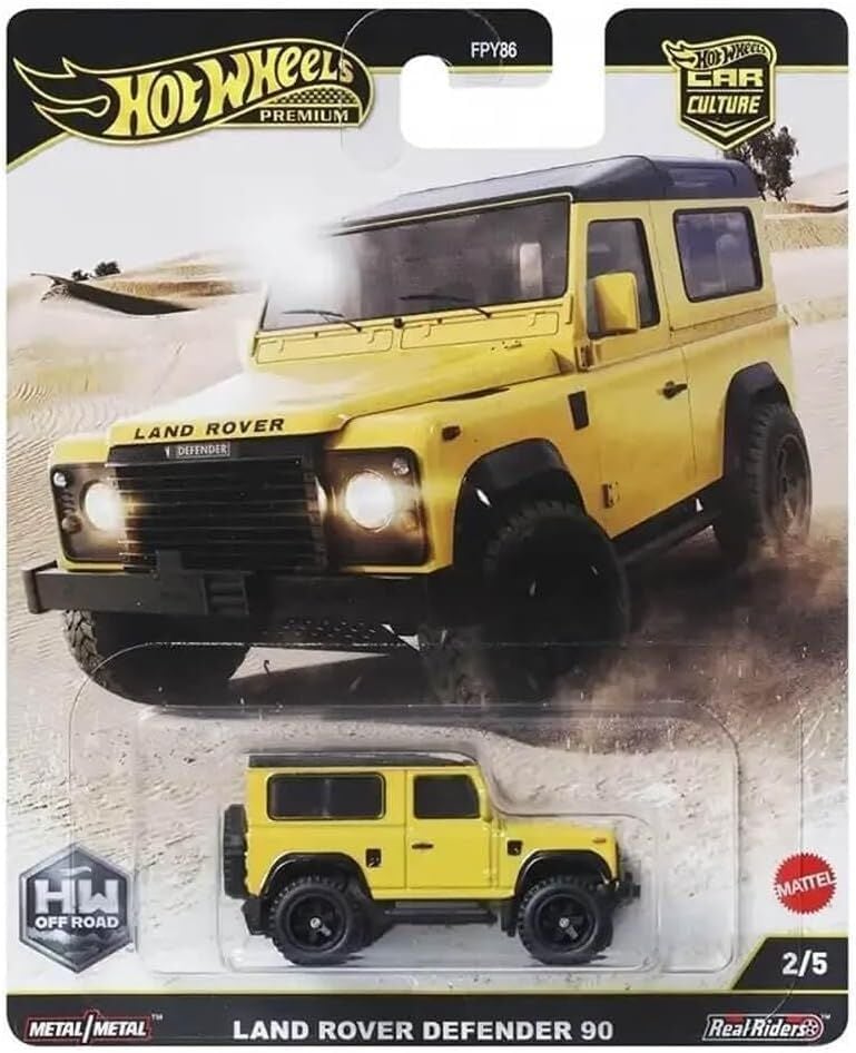 Hot Wheels Premium - HW Off Road - Land Rover Defender 90