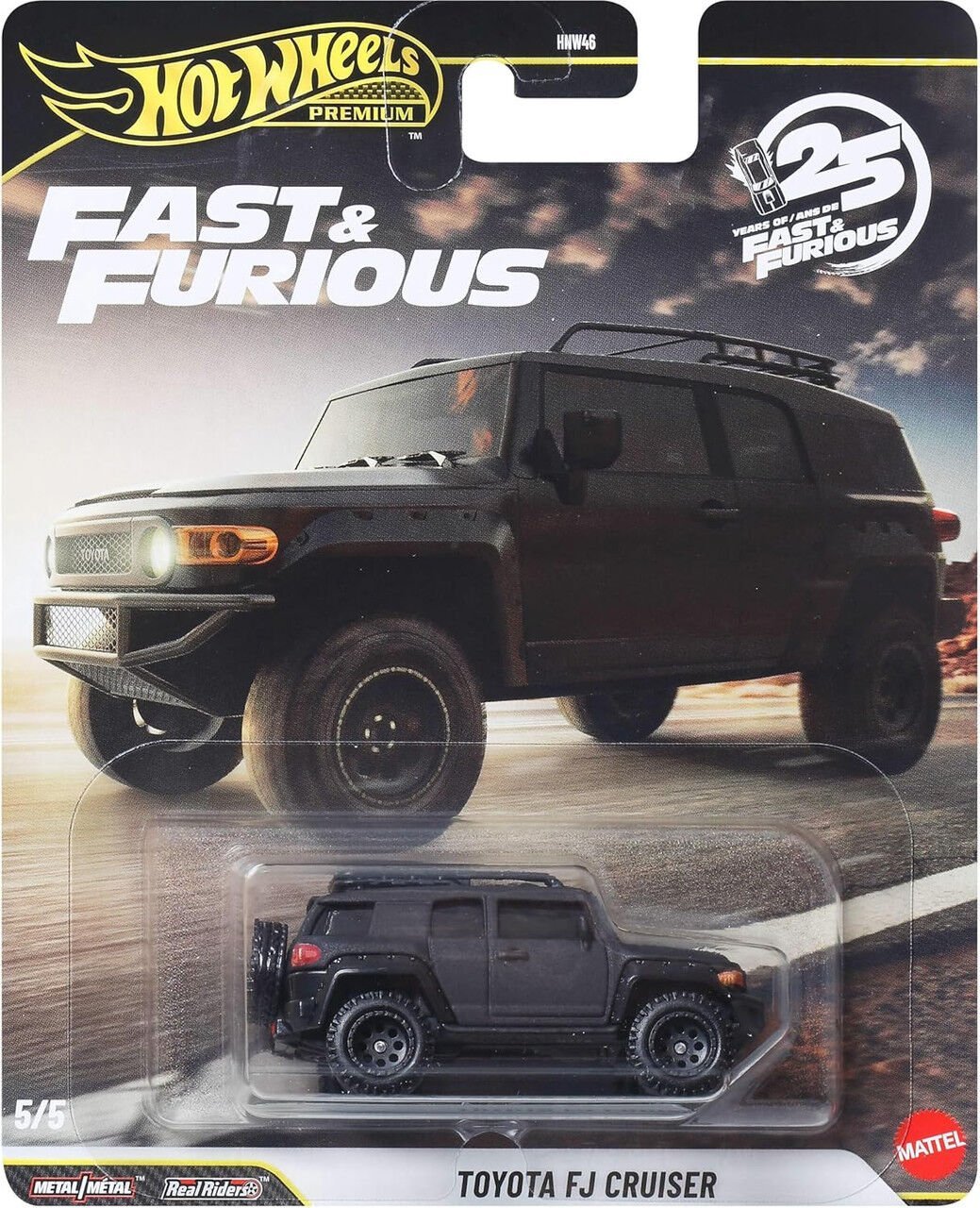 Hot Wheels Premium - 20. Yıl F&F - Toyota FJ Cruiser 5/5
