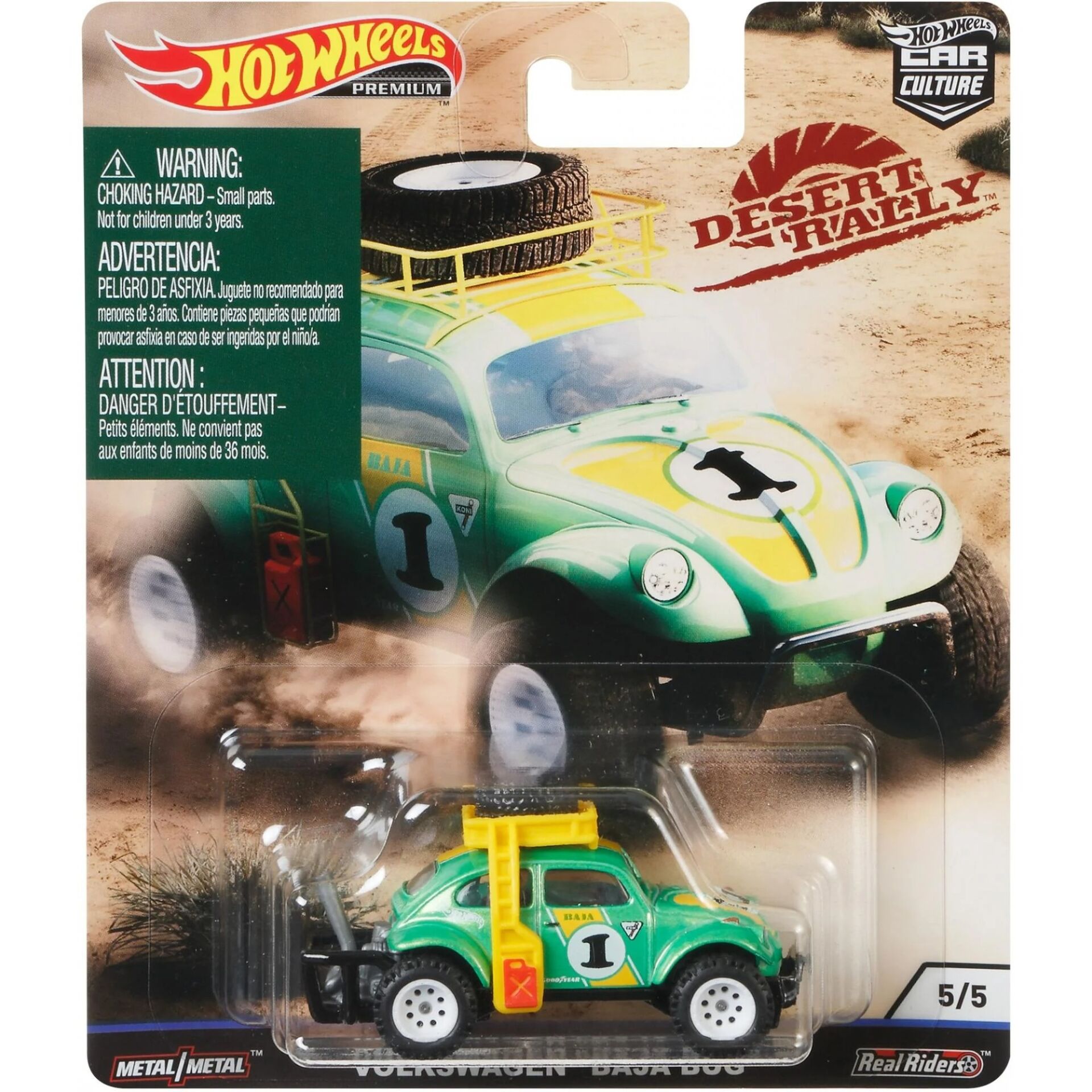 Hot Wheels Premium Desert Rally Volkswagen ''BAJA BUG''