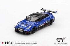Mini GT 1124 1/64 LB-Silhouette WORKS GT NISSAN 35GT-RR Ver.2 Blue