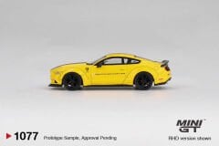 Mini GT 1077 1/64 B-WORKS FORD MUSTANG Triple Yellow