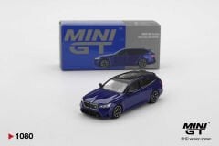 Mini GT 1080 1/64 BMW M5 Touring (G99) MarinaBay Blue Metallic