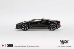 Mini GT 1058 1/64 Bugatti W16 Mistral Black