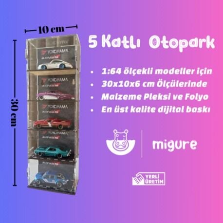 1/64 Ölçek 5 Katlı Otopark Advan