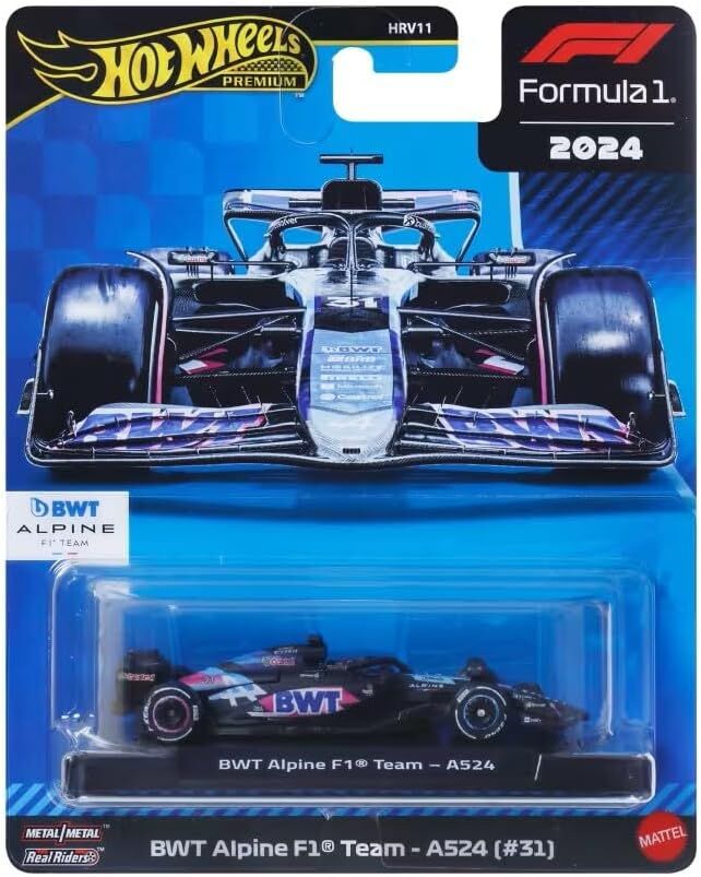 Hot Wheels Premium - Formula 1 2024 - BWT Alpine F1 Team - A524