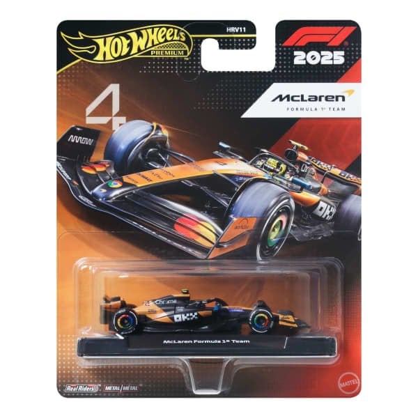 Hot Wheels Premium - Formula 1 2025 - McLaren Formula 1 Team (#4)