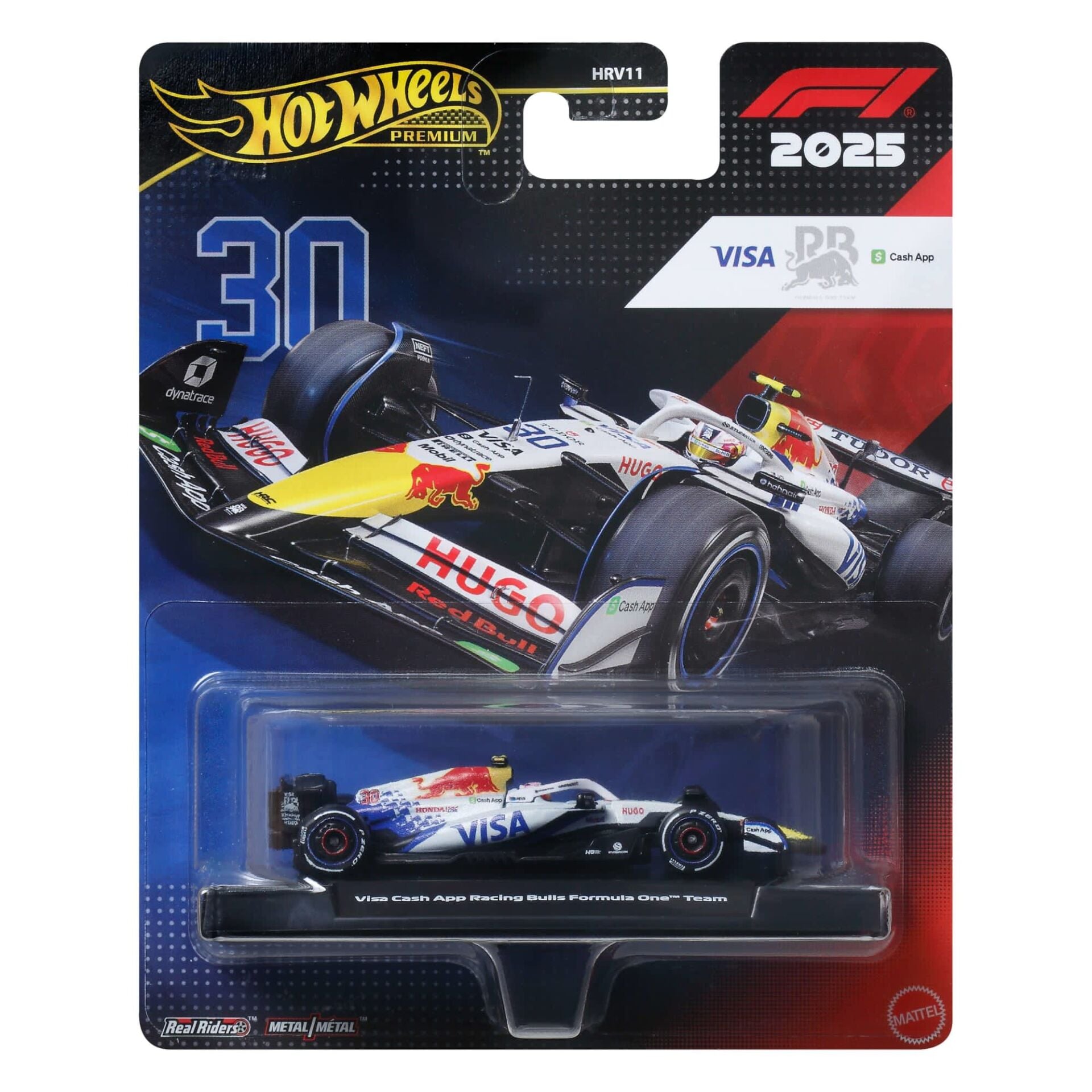 Hot Wheels Premium - Formula 1 2025 - Visa Cash App Racing Bulls 2025 Formula 1® Team #30