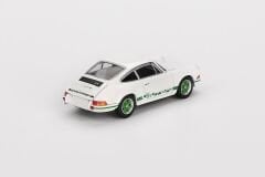 Mini GT 801 Porsche 911 Carrera RS 2.7 Grand Prix White with Green Livery