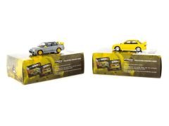 Tarmac Works Mitsubishi Lancer GSR Evolution III Sarı Tarmac Kartları ile Birlikte