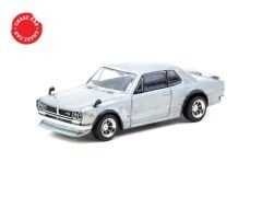 Tarmac Works Skyline HT 2000GT-R Silver Chrome - Japan Special Edition