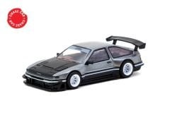 Tarmac Works Toyota Sprinter Trueno AE86 Widebody Beyaz / Siyah Tarmac Kartları ile Birlikte