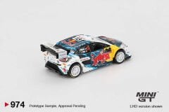 Mini GT 974 1/64 Ford Puma Rally1 M-Sport Ford WRT 2024 Rally Monte Carlo/ China