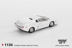Mini GT 1134 1/64 Lamborghini Countach 25th Anniversary White