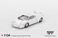 Mini GT 1134 1/64 Lamborghini Countach 25th Anniversary White