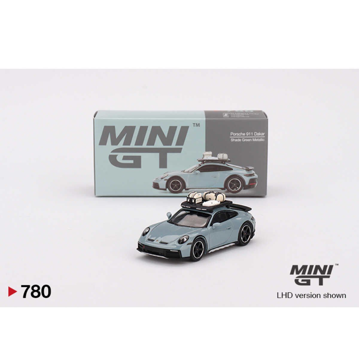 Mini GT 780  Porsche 911 Dakar Shade Green Metallic