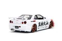 Jada 1/24 Street Fighter Nissan Skyline GTR R34 Ryu Figürü ile Birlikte