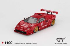 Mini GT 1100 1/64 Lamborghini Countach LB-WORKS Red