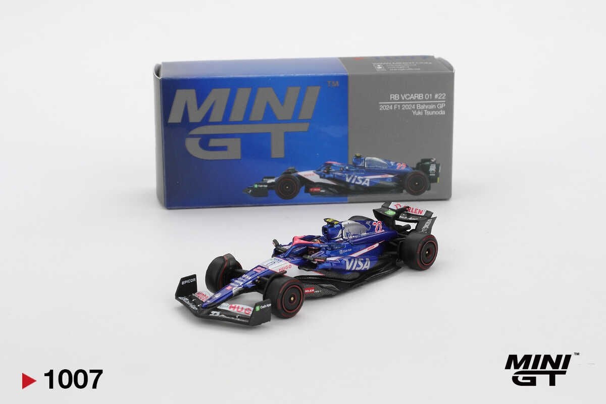 Mini GT 1007 1/64 RB VCARB 01 #22 Yuki Tsunoda 2024 F1 2024 Bahrain GP