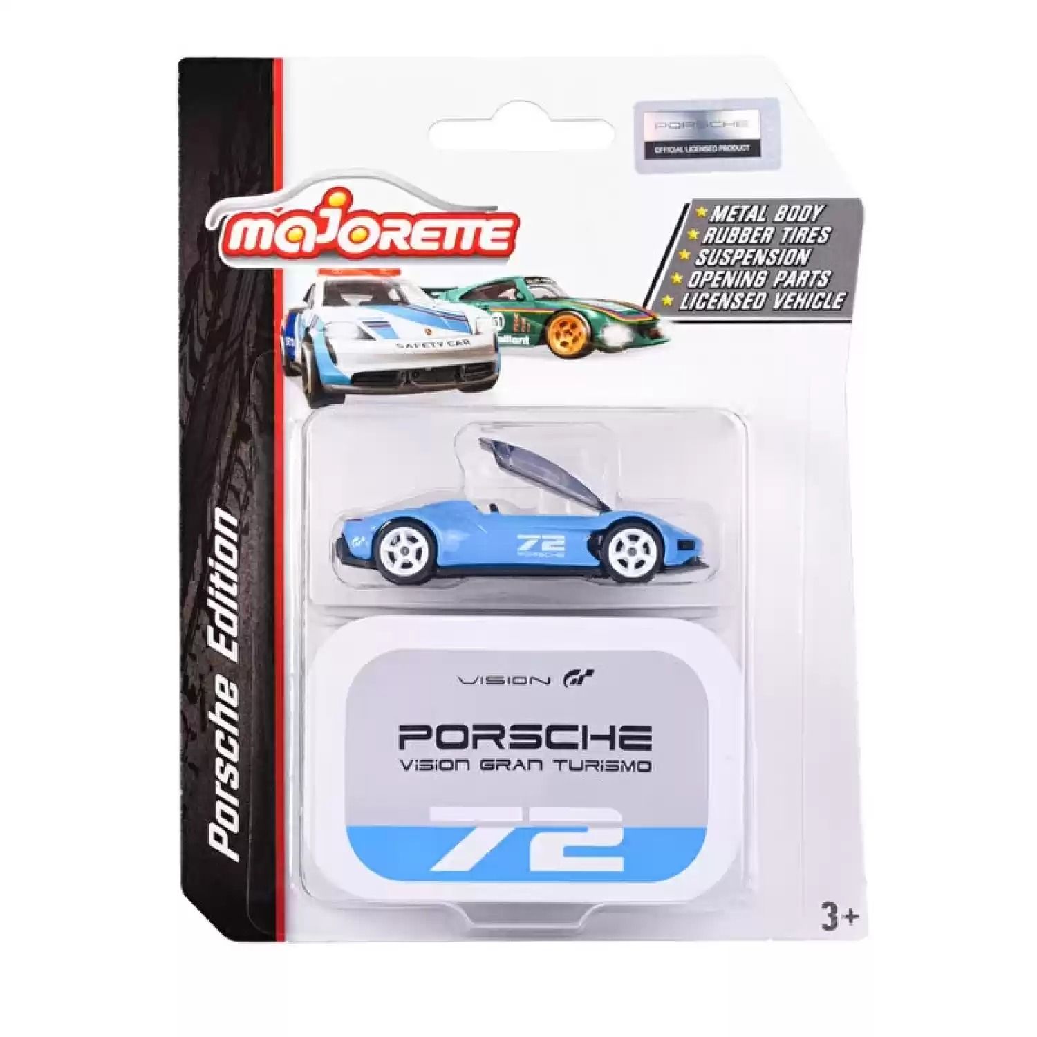 Majorette - Porsche Motorsport Deluxe Porsche Vision GT Mavi