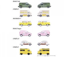 Majorette - “French Touch” Citroën HY (Sarı, Moutard de Dijon)