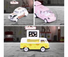 Majorette - “French Touch” Citroën 2CV (Bej, Café)