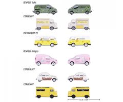 Majorette - “French Touch” Citroën 2CV (Bej, Café)