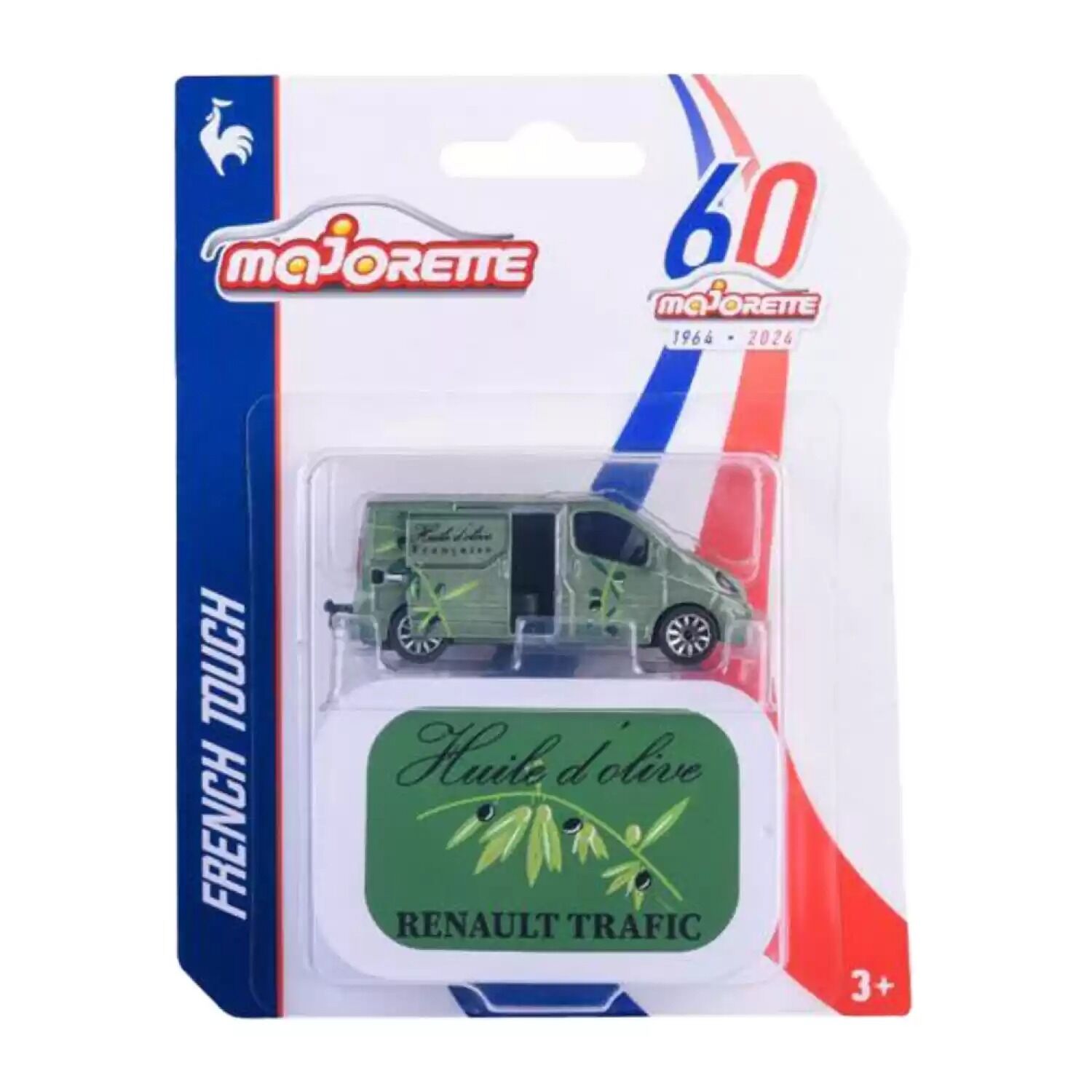 Majorette - “French Touch” Renault Trafic (Yeşil, Huile d'olive)