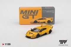 Mini GT 1/64 1135 LB-Silhouette WORKS MURCIELAGO GT Evo Yellow
