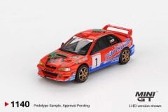 Mini GT 1/64 1140 Subaru Impreza WRC97 #1 1999 DRM Champion