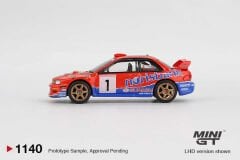 Mini GT 1/64 1140 Subaru Impreza WRC97 #1 1999 DRM Champion