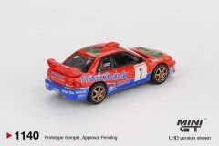 Mini GT 1/64 1140 Subaru Impreza WRC97 #1 1999 DRM Champion