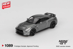 Mini GT 1/64 1089 NISSAN GT-R 2013 Dark Metal Gray(NISMO R35 CRS Version)