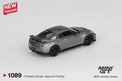 Mini GT 1/64 1089 NISSAN GT-R 2013 Dark Metal Gray(NISMO R35 CRS Version)