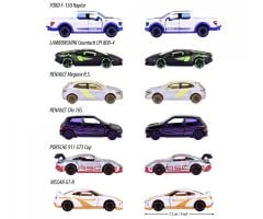 Majorette - Limitli Seri 10 Renault Clio 16S (Siyah)