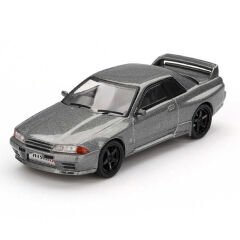 Mini GT 1024 1/64 Nissan Skyline GT-R (NISMO BNR32 CRS Version) Dark Metal Gray - Blister Paket