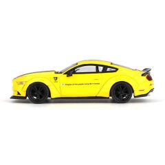 Mini GT 1077 1/64 LB-WORKS FORD MUSTANG Triple Yellow - Blister Paket
