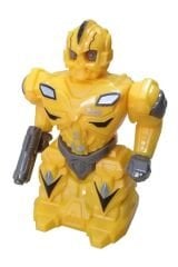 Sürtmeli Kırılmaz Robot Oyuncak Sarı 8816