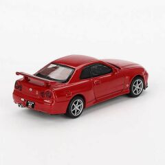 Mini GT 796 Nissan Skyline GT-R (R34) V-Spec Active Red