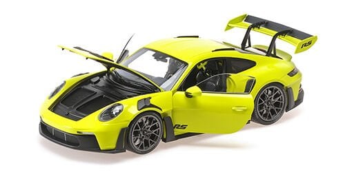 Minichamps 1/18 PORSCHE 911 (992) GT3RS – 2023 – ACID GREEN W BLACK WHEELS - 110 062028