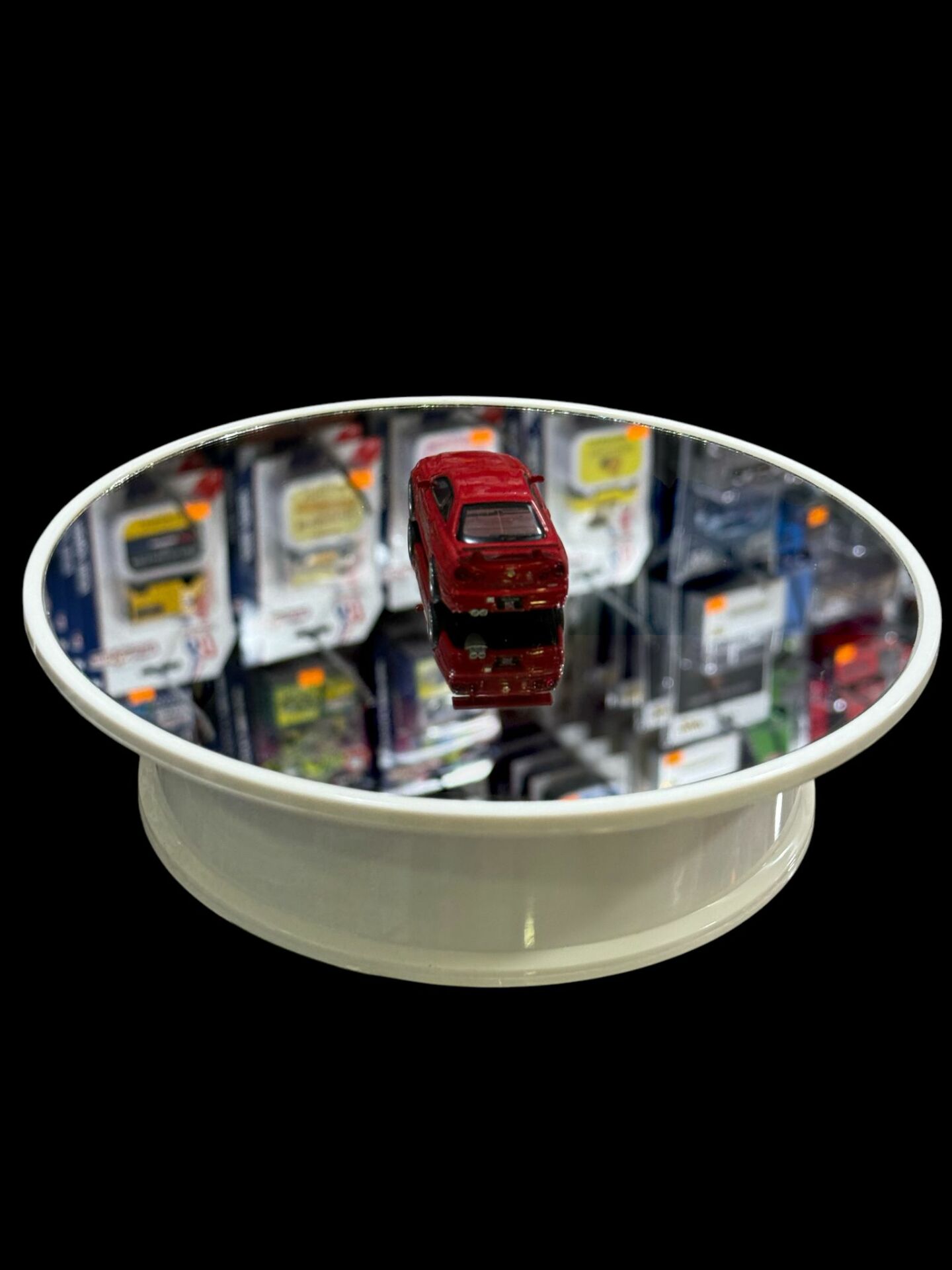 Aynalı 360 Derece Dönen Ürün Sunum Standı