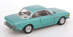 KK Scale 1/12 Scale Diecast KKDC120191 - BMW 3.0 CSI E9 Aluminium Rims 1971 - Turkuaz Metalik