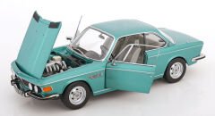 KK Scale 1/12 Scale Diecast KKDC120191 - BMW 3.0 CSI E9 Aluminium Rims 1971 - Turkuaz Metalik