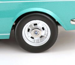 KK Scale 1/12 Scale Diecast KKDC120191 - BMW 3.0 CSI E9 Aluminium Rims 1971 - Turkuaz Metalik