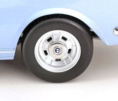 KK Scale 1/12 Scale Diecast KKDC120193 - BMW 3.0 CSI E9 Aluminium Rims 1971 - Açık Mavi Metalik