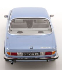 KK Scale 1/12 Scale Diecast KKDC120193 - BMW 3.0 CSI E9 Aluminium Rims 1971 - Açık Mavi Metalik