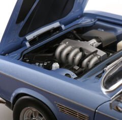 KK Scale 1/12 Scale Diecast KKDC120193 - BMW 3.0 CSI E9 Aluminium Rims 1971 - Açık Mavi Metalik